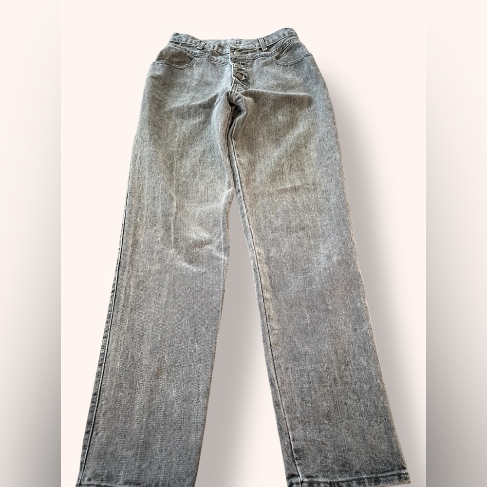 Vintage Whipp Denim, Button Fly Jean, Gray Wash - Picture 5 of 10